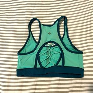 Women’s Lululemon sports bra.